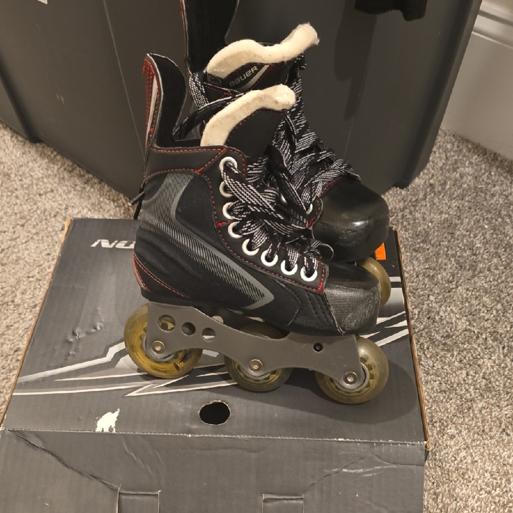Kids Black and Gray Inline Skates - Size 11 - Picture 2 of 8